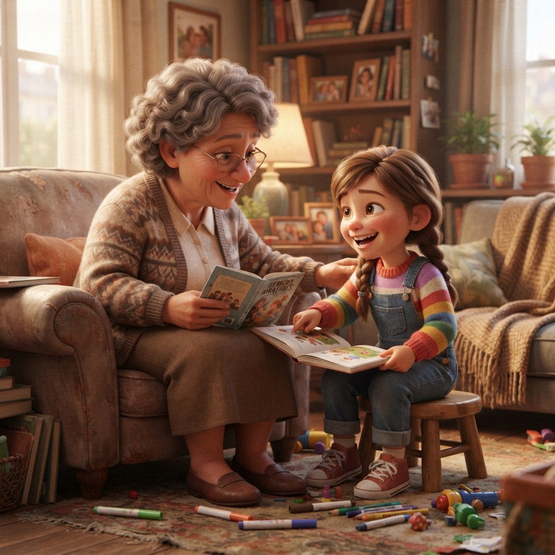 Idee cadeau des grands-parents a leur petit-enfant le livre personnalise